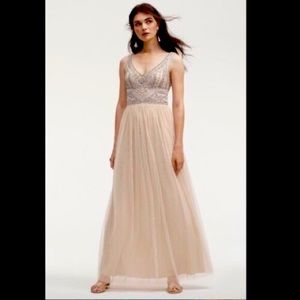 BHLDN Sterling Dress in Oyster